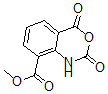 structure of CAS# 886362-85-2, 1,4-Dihydro-2,4-Dioxo-2H-3,1-Benzoxazine-8-carboxylic Acid Methyl Ester;2H-3,1-Benzoxazine-8-Carboxylic Acid, 1,4-Dihydro-2,4-Dioxo-, Methyl Ester;Methyl 2,4-Dioxo-2,4-Dihydro-1H-Benzo[D][1,3]Oxazine-8-Carboxylate;REF DUPL: 3-Isatoic Anhydride Carboxylic Acid Methyl Ester