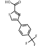 CAS 登录号：886366-98-9， 4-[4-(三氟甲基)苯基]-1,3-噻唑-2-羧酸
