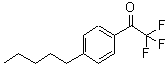 structure of CAS# 886369-31-9, 2,2,2-Trifluoro-1-(4-pentylphenyl)ethanone;4'-n-Pentyl-2,2,2-trifluoroacetophenone