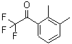 structure of CAS# 886369-37-5, 1-(2,3-Dimethylphenyl)-2,2,2-trifluoroethanone;2',3'-Dimethyl-2,2,2-trifluoroacetophenone;MFCD01319983