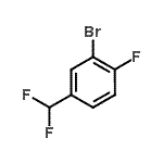 结构式 CAS# 886509-99-5, 2-溴-4-(二氟甲基)-1-氟苯