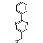 结构式 CAS# 886531-63-1, 5-(氯甲基)-2-苯基嘧啶