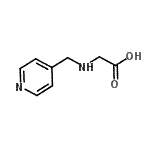 结构式 CAS# 88720-65-4, N-(4-吡啶基甲基)甘氨酸