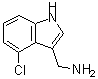 CAS#: 887581-80-8， (4-chloro-1H-indol-3-yl)methanamine