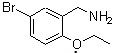 结构式 CAS# 887582-48-1, 1-(5-溴-2-乙氧基苯基)甲胺