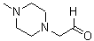 structure of CAS# 887588-94-5, (4-Methyl-1-piperazinyl)acetaldehyde;(4-Methyl-piperazin-1-yl)-acetaldehyde;1-PIPERAZINEACETALDEHYDE,4-METHYL-;2-(4-methylpiperazin-1-yl)acetaldehyde