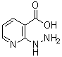 structure of CAS# 887589-25-5, 2-Hydrazinonicotinic acid;2-Hydrazino-nicotinic acid;2-HYDRAZINO-NICOTINICACID;2-Hydrazinylnicotinic acid