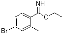 CAS#: 887592-04-3， Ethyl 4-bromo-2-methylbenzenecarboximidate
