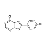 CAS#: 887592-53-2， 6-(4-Bromophenyl)-4-chlorofuro[2,3-d]pyrimidine