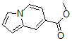 structure of CAS# 887602-89-3, 7-Indolizinecarboxylic Acid Methyl Ester;Methyl Indolizine-7-Carboxylate