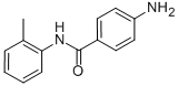 结构式 CAS# 888-78-8, 4-氨基-N-(2-甲基苯基)苯甲酰胺