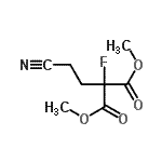 CAS#: 88942-65-8， Dimethyl (2-cyanoethyl)(fluoro)malonate