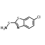 CAS#: 88946-22-9， 2-(Aminosulfanyl)-6-chloro-1,3-benzothiazole