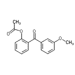 结构式 CAS# 890098-83-6, 2-(3-甲氧基苯甲酰基)苯基乙酸酯