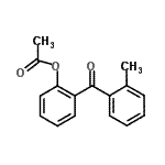 结构式 CAS# 890098-87-0, 2-(2-甲基苯甲酰)苯基乙酸酯