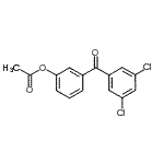 结构式 CAS# 890100-34-2, 3-(3,5-二氯苯甲酰基)苯基乙酸酯