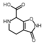 CAS#: 89017-63-0， 3-Hydroxy-4,5,6,7-tetrahydro[1,2]oxazolo[5,4-c]pyridine-7-carboxylic acid
