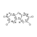 CAS 登录号：89059-46-1， 2,3,7,8-四氯(<sup>13</sup>C<sub>12</sub>)二苯并[b,d]呋喃