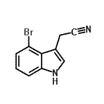 CAS#: 89245-35-2， (4-Bromo-1H-indol-3-yl)acetonitrile