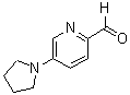 结构式 CAS# 892501-98-3, 5-(1-吡咯烷基)-2-吡啶甲醛