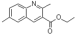 structure of CAS# 892874-63-4, Ethyl 2,6-dimethyl-3-quinolinecarboxylate;2,6-Dimethyl quinoline-3-carboxylic acid ethyl ester;2,6-Dimethylquinoline-3-carboxylic acid ethyl ester;MFCD00511000