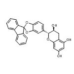 CAS#: 89329-10-2， (2R,3S)-2-(Spiro[1,3-benzodioxole-2,9'-fluoren]-5-yl)-3,5,7-chromanetriol