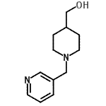 结构式 CAS# 893742-71-7, [1-(3-吡啶基甲基)-4-哌啶基]甲醇