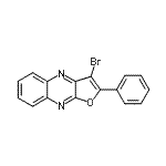 CAS#: 89455-16-3， 3-Bromo-2-phenylfuro[2,3-b]quinoxaline