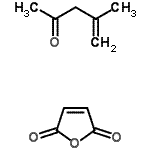 CAS#: 89458-64-0， 2,5-Furandione - 4-methyl-4-penten-2-one (1:1)