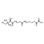 CAS#: 89648-14-6， 3-{[2-({N-[(2R)-2,4-Dihydroxy-3,3-dimethylbutanoyl]-beta-alanyl}amino)ethyl]sulfanyl}-2-oxopropanoic acid