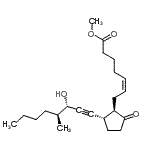 CAS#: 89648-76-0， Methyl (5Z,15S,16S)-15-hydroxy-16-methyl-9-oxoprost-5-en-13-yn-1-oate