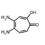 CAS#: 89693-86-7， 4,5-Diamino-2-hydroxy-2,4,6-cycloheptatrien-1-one