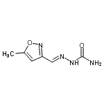 CAS 登录号：89727-83-3， (2E)-2-[(5-甲基-1,2-恶唑-3-基)亚甲基]氨基甲酰肼