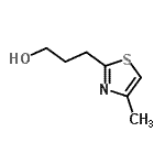 CAS 登录号：89775-34-8， 3-(4-甲基-1,3-噻唑-2-基)-1-丙醇