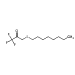CAS#: 89820-00-8， 1,1,1-Trifluoro-3-(octylsulfanyl)acetone