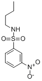 structure of CAS# 89840-72-2, N-Butyl-3-Nitrobenzenesulfonamide;N-BUTYL 3-NITROBENZENESULFONAMIDE