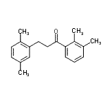 structure of CAS# 898753-48-5, 1-(2,3-Dimethylphenyl)-3-(2,5-dimethylphenyl)-1-propanone;2',3'-dimethyl-3-(2,5-dimethylphenyl)propiophenone