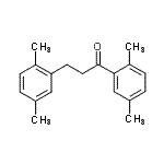 structure of CAS# 898753-54-3, 1,3-Bis(2,5-dimethylphenyl)-1-propanone;2',5'-dimethyl-3-(2,5-dimethylphenyl)propiophenone