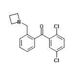 结构式 CAS# 898755-25-4, [2-(1-氮杂环丁基甲基)苯基](2,5-二氯苯基)甲酮