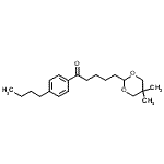 structure of CAS# 898755-45-8, 1-(4-Butylphenyl)-5-(5,5-dimethyl-1,3-dioxan-2-yl)-1-pentanone;4'-n-butyl-5-(5,5-dimethyl-1,3-dioxan-2-yl)valerophenone