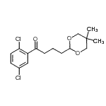 结构式 CAS# 898756-93-9, 1-(2,5-二氯苯基)-4-(5,5-二甲基-1,3-二恶烷-2-基)-1-丁酮