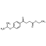 structure of CAS# 898757-69-2, Ethyl 4-(4-isopropoxyphenyl)-4-oxobutanoate;Ethyl 4-oxo-4-(4-isopropoxyphenyl)butyrate