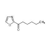 结构式 CAS# 898758-30-0, 1-(1,3-恶唑-2-基)-1-己酮