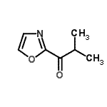 结构式 CAS# 898759-12-1, 2-甲基-1-(1,3-恶唑-2-基)-1-丙酮