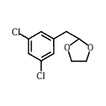 structure of CAS# 898759-19-8, 2-(3,5-Dichlorobenzyl)-1,3-dioxolane;1,3-Dichloro-5-(1,3-dioxolan-2-ylmethyl)benzene