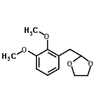 structure of CAS# 898759-21-2, 2-(2,3-Dimethoxybenzyl)-1,3-dioxolane;3-(1,3-dioxolan-2-ylmethyl)-1,2-dimethoxybenzene