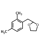 结构式 CAS# 898759-33-6, 2-(2,4-二甲基苄基)-1,3-二氧戊环