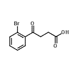 structure of CAS# 898765-21-4, 4-(2-Bromophenyl)-4-oxobutanoic acid;4-(2-Bromophenyl)-4-oxobutyric acid