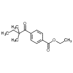 structure of CAS# 898765-25-8, Ethyl 4-(2,2-dimethylbutanoyl)benzoate;4'-carboethoxy-2,2-dimethylbutyrophenone