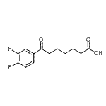 CAS#: 898765-79-2， 7-(3,4-Difluorophenyl)-7-oxoheptanoic acid